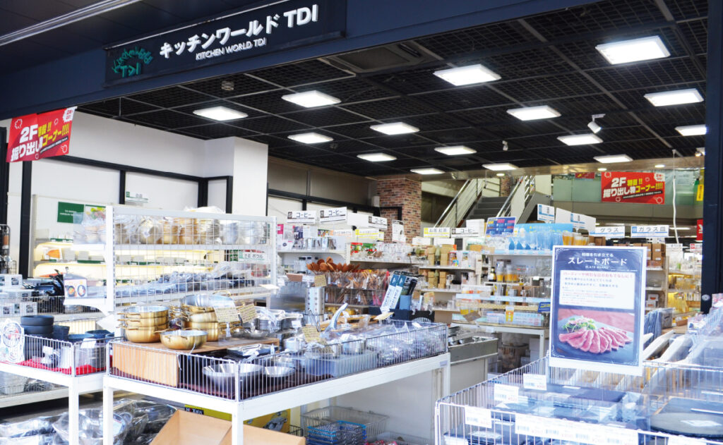 Kitchen world TDI retail store in Kappabashi, Tokyo